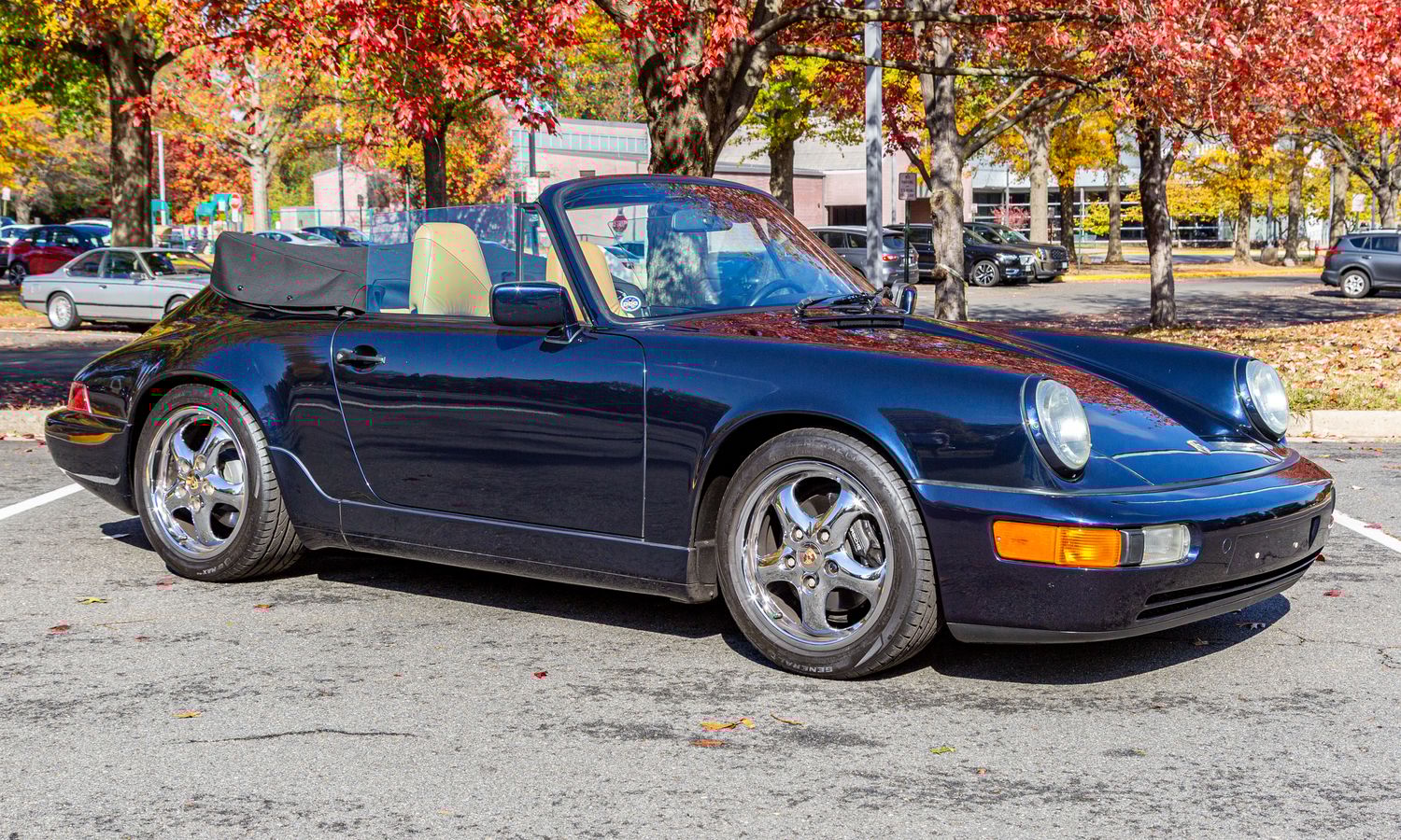 1991 Porsche 911 Cabriolet Midnight Blue metallic Exterior