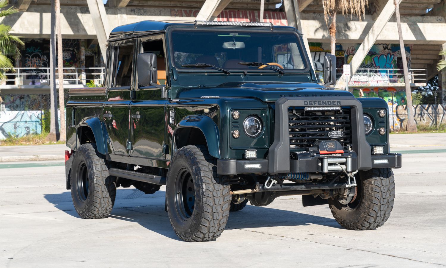 1998 Land Rover Defender 110 Metallic British Racing Green Exterior
