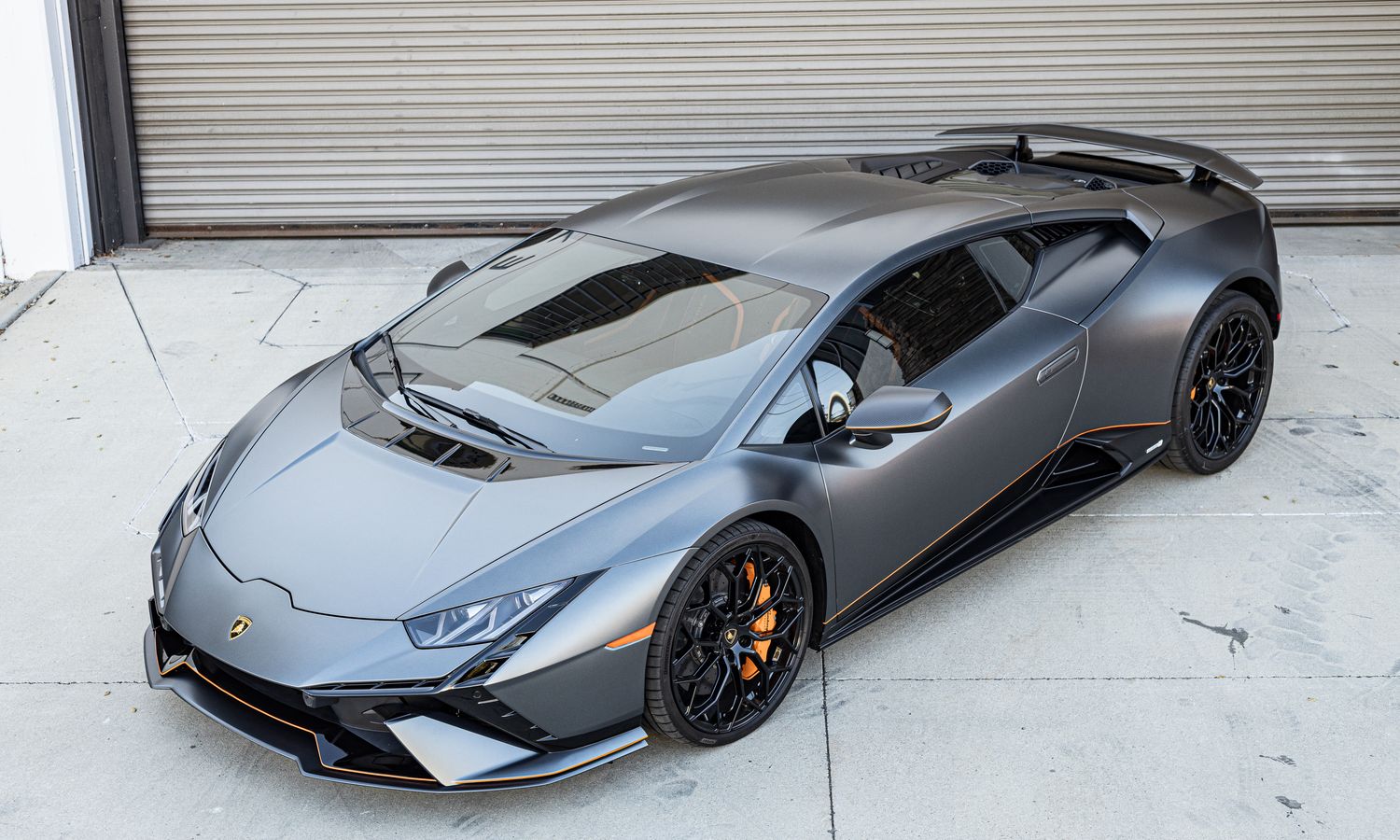 2024 Lamborghini Huracan Tecnica Grigio Lynx finish with 10-year Llumar PPF Exterior