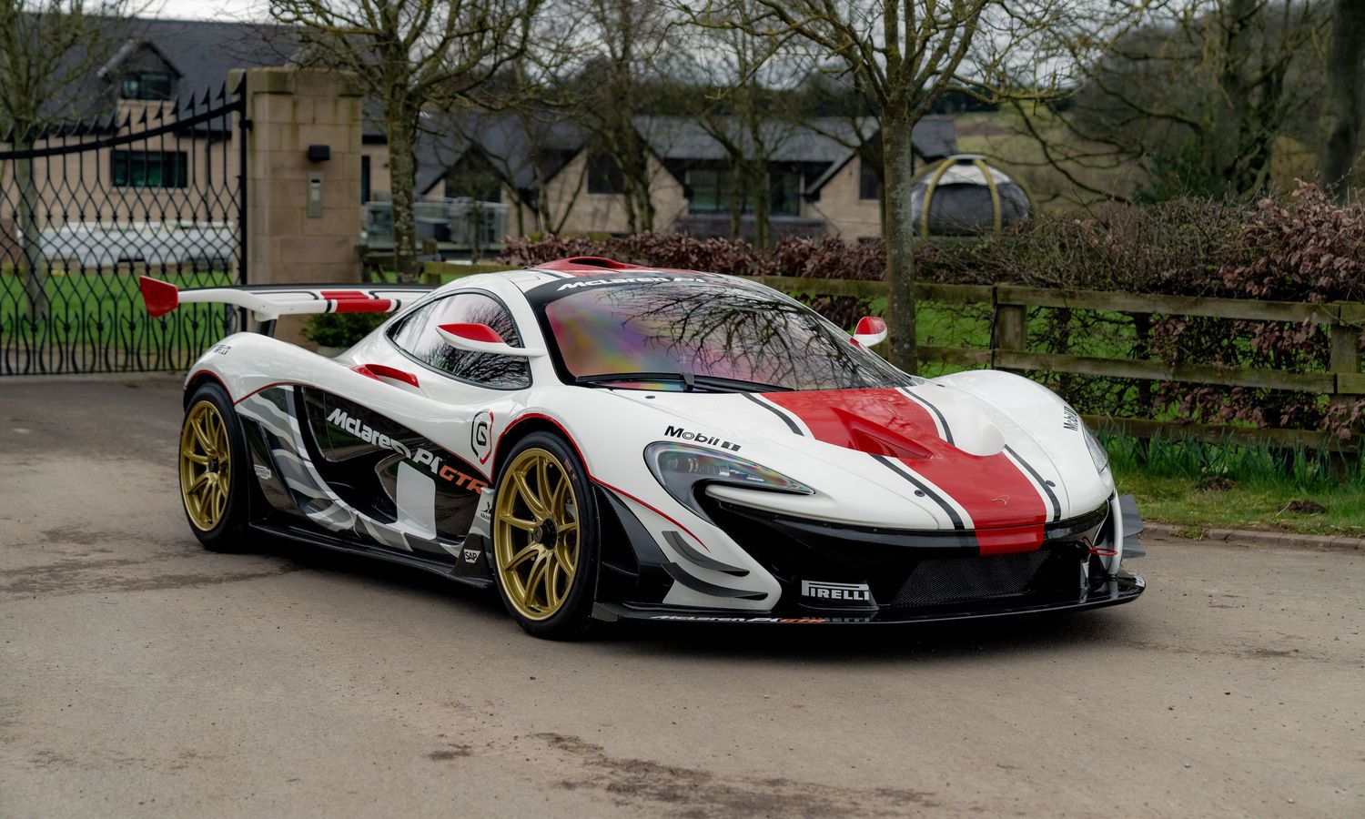 2015 McLaren P1 GTR White/Black/Red Exterior