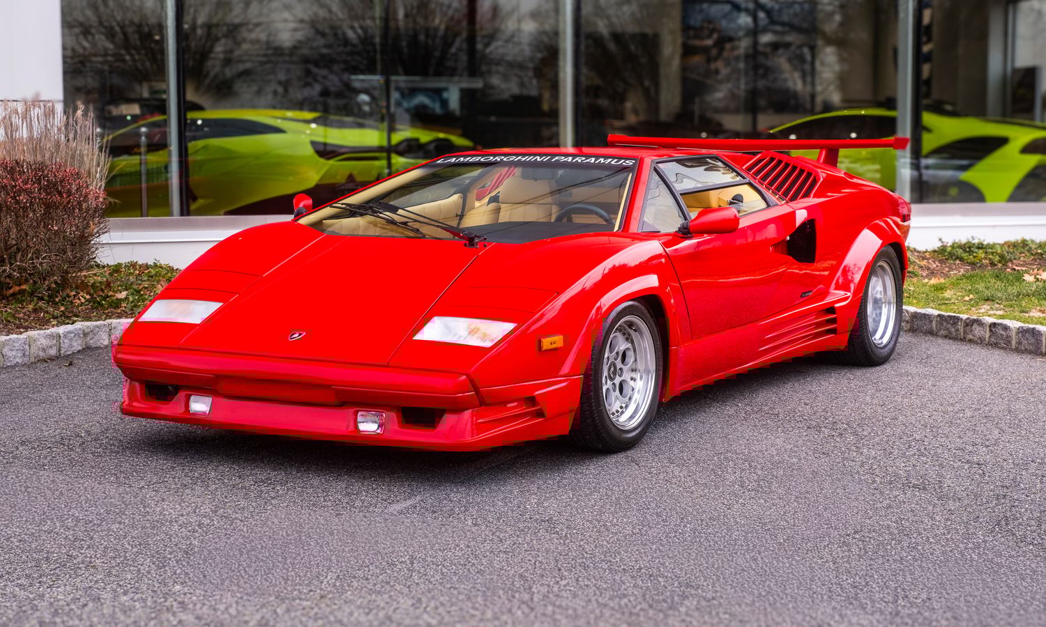 1989 Lamborghini Countach 25th Anniversary Rosso Siviglia Exterior