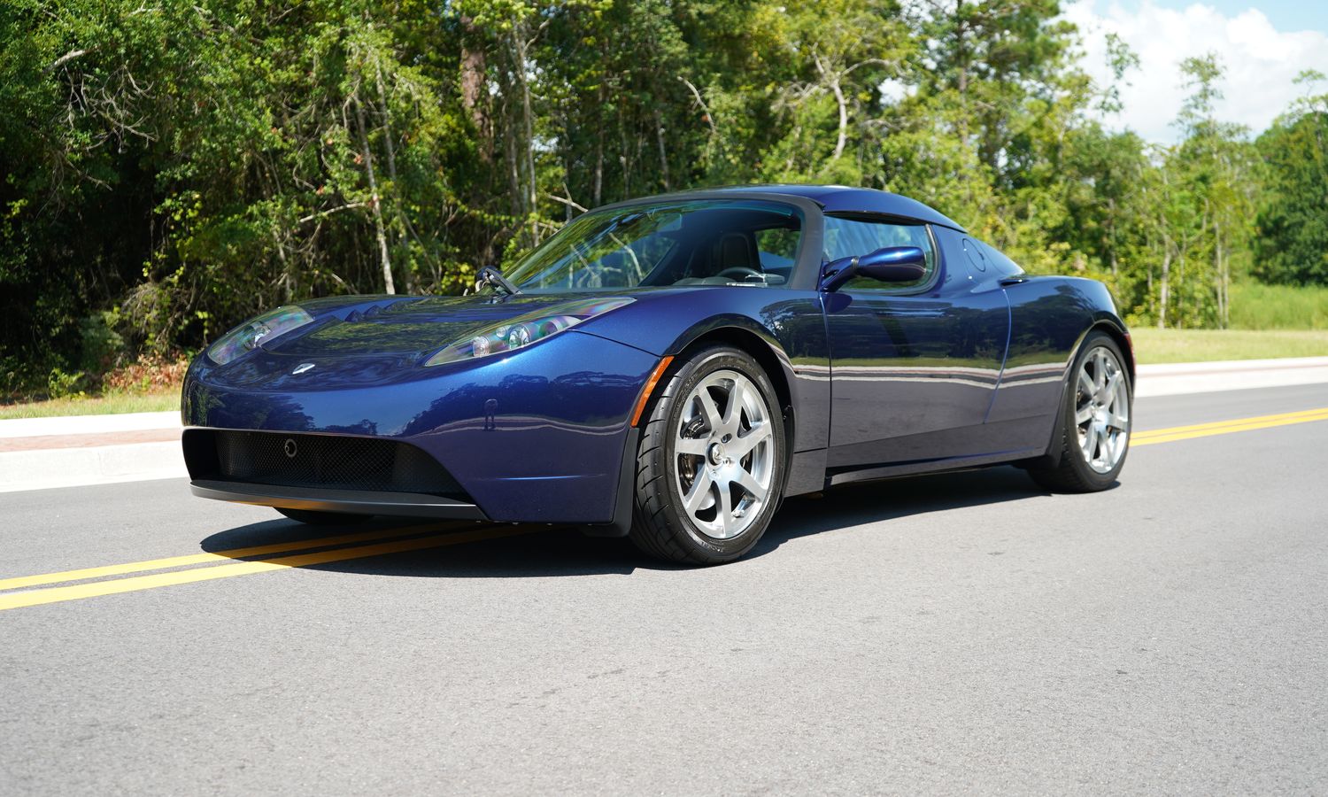 2008 Tesla Roadster Twilight Blue Metallic Exterior