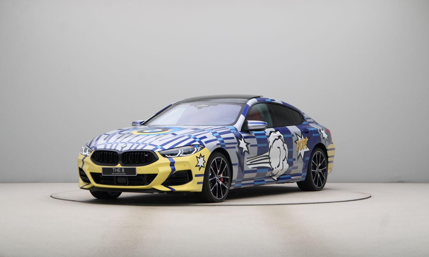 2022 BMW M850i xDrive Gran Coupe, The 8 x Jeff Koons Limited Edition Multi-color design by Jeff Koons Exterior