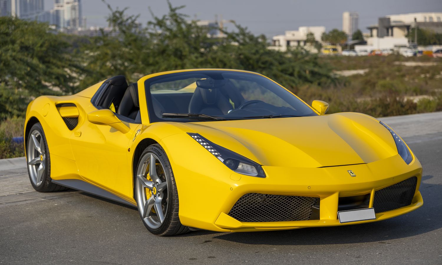 2018 Ferrari 488 Spider  Giallo Modena Exterior