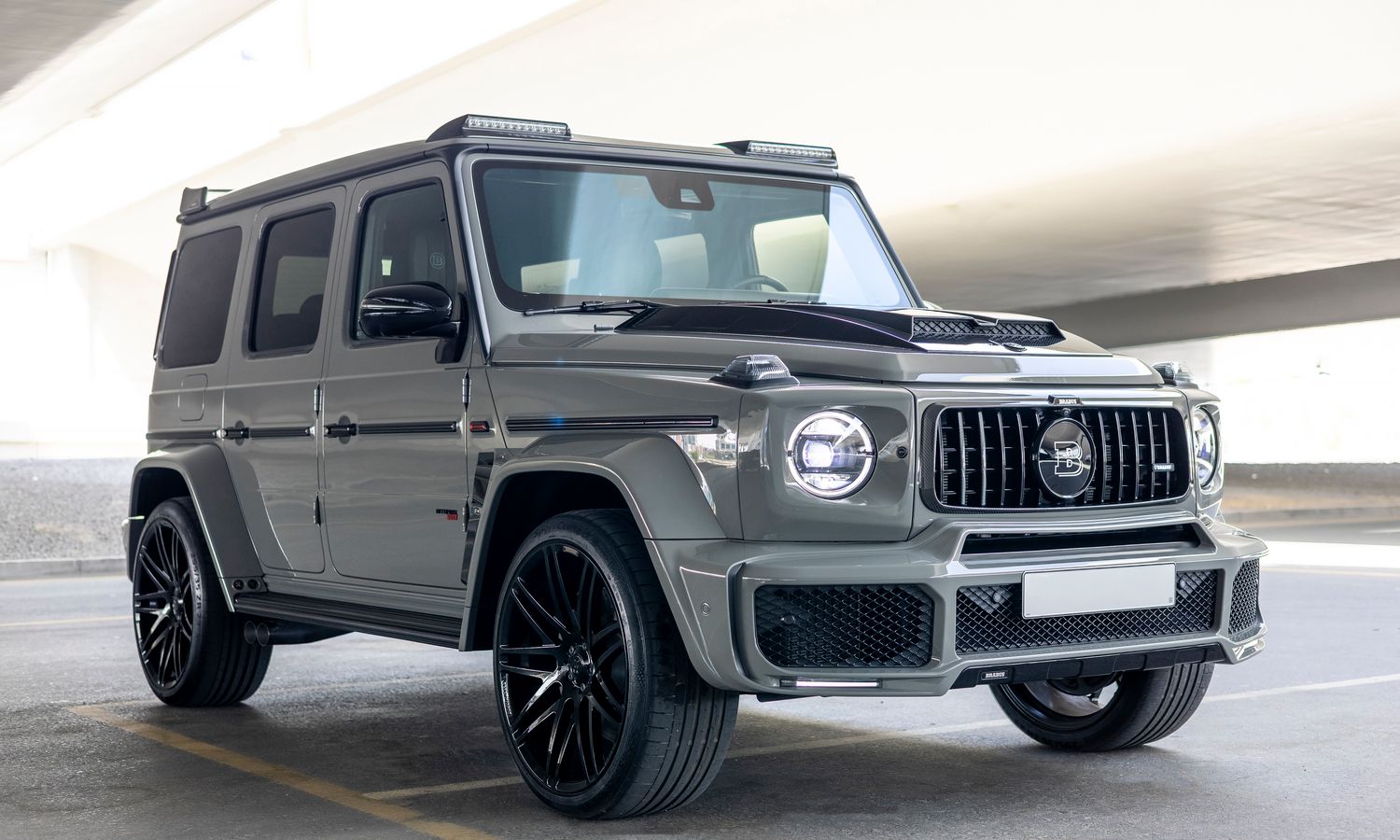 2023 Mercedes-Benz G63 AMG BRABUS G800 SOMO 1 of 10 Widestar Gray w/ full PPF wrap Exterior