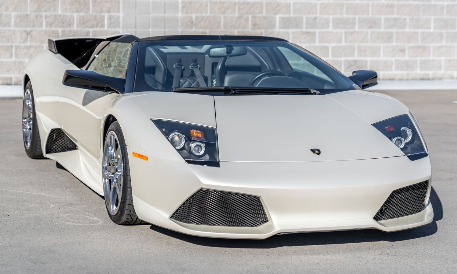 2008 Lamborghini Murciélago LP640 roadster Ballon White Exterior