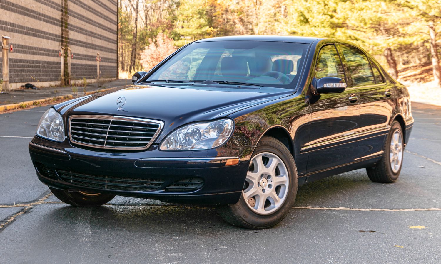 2005 Mercedes-Benz S500L B7 Guard Consulate Vehicle Tanzanite Blue Metallic Exterior