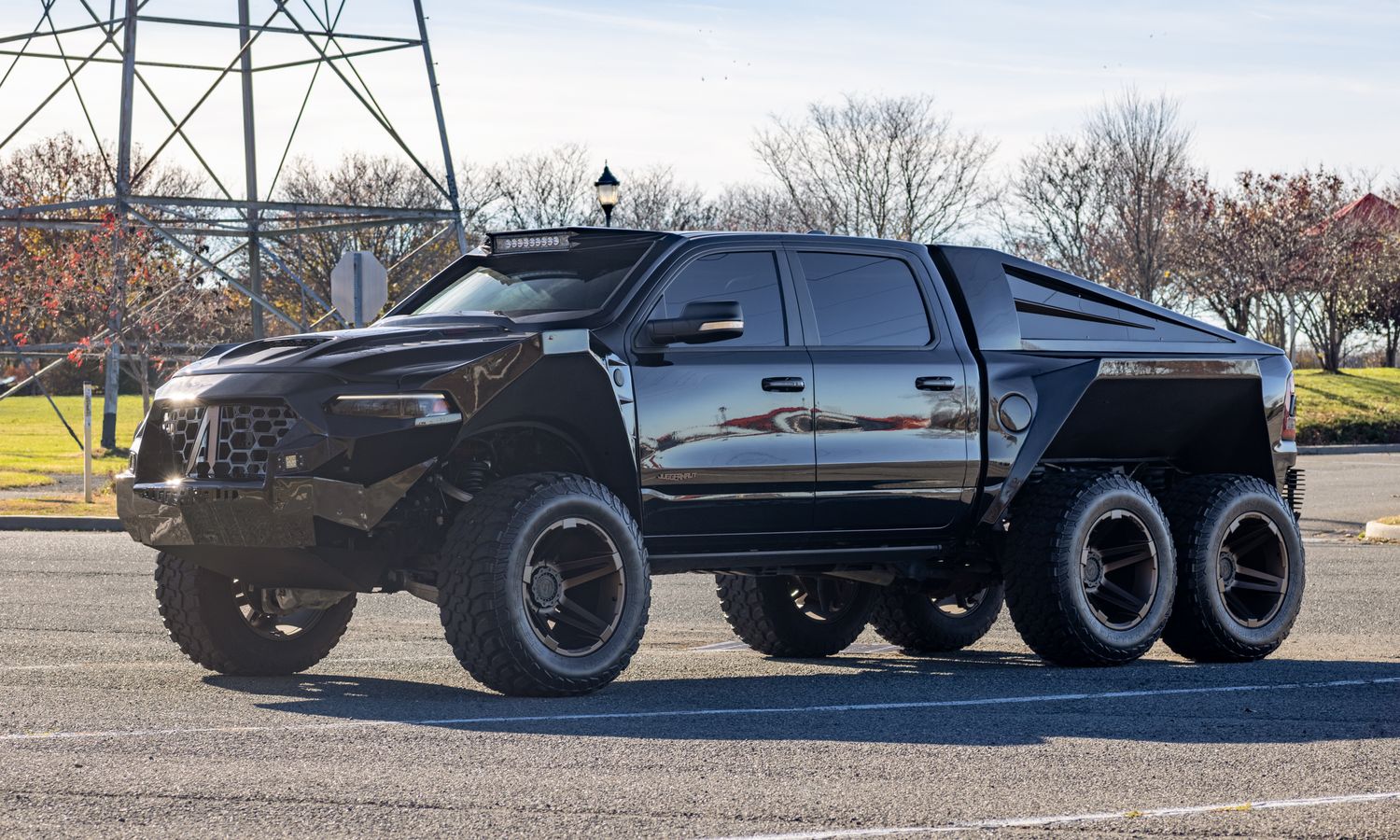 2022 Dodge Ram APOCALYPSE JUGGERNAUT 6X6 Diamond Black Crystal Pearl Exterior