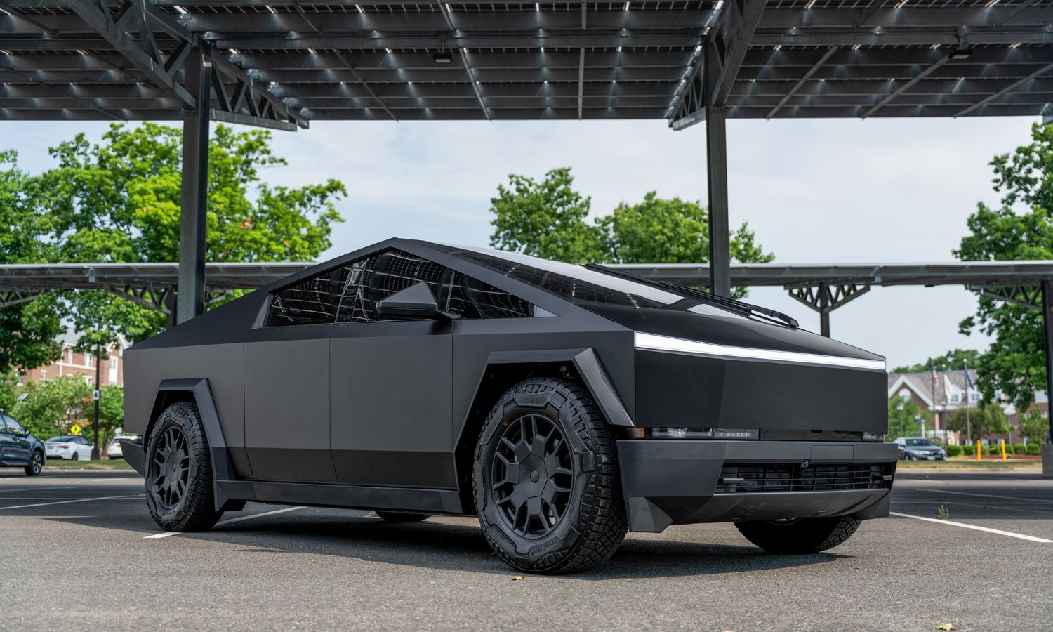 2024 Tesla Cybertruck Cyberbeast Matte Black Exterior