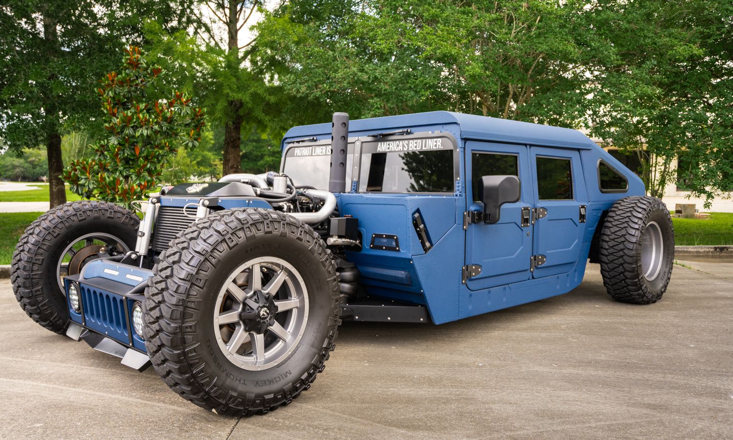 1987 AM General Humvee Blue Patriot Liner finish Exterior