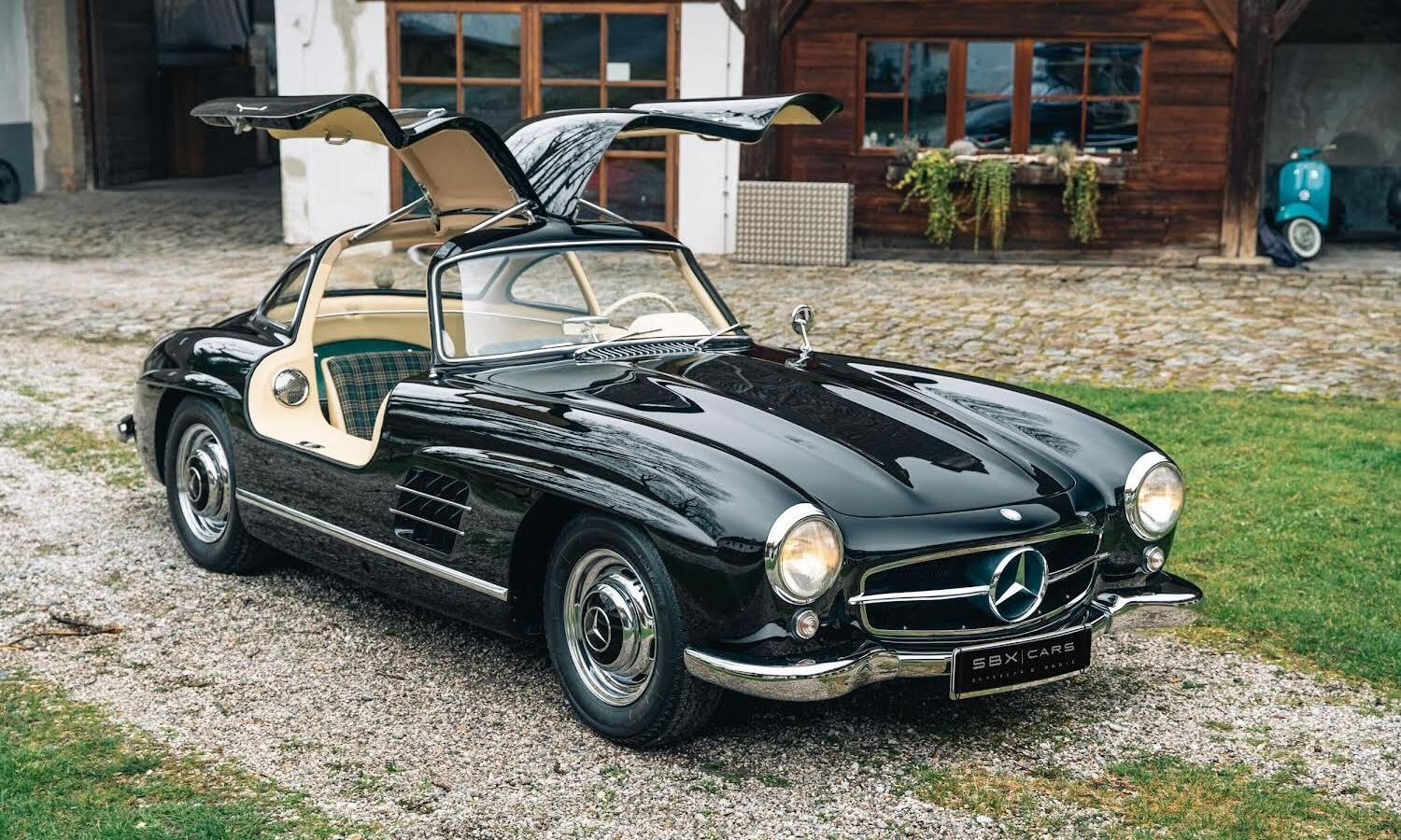 1955 Mercedes-Benz 300 SL Gullwing Black Exterior