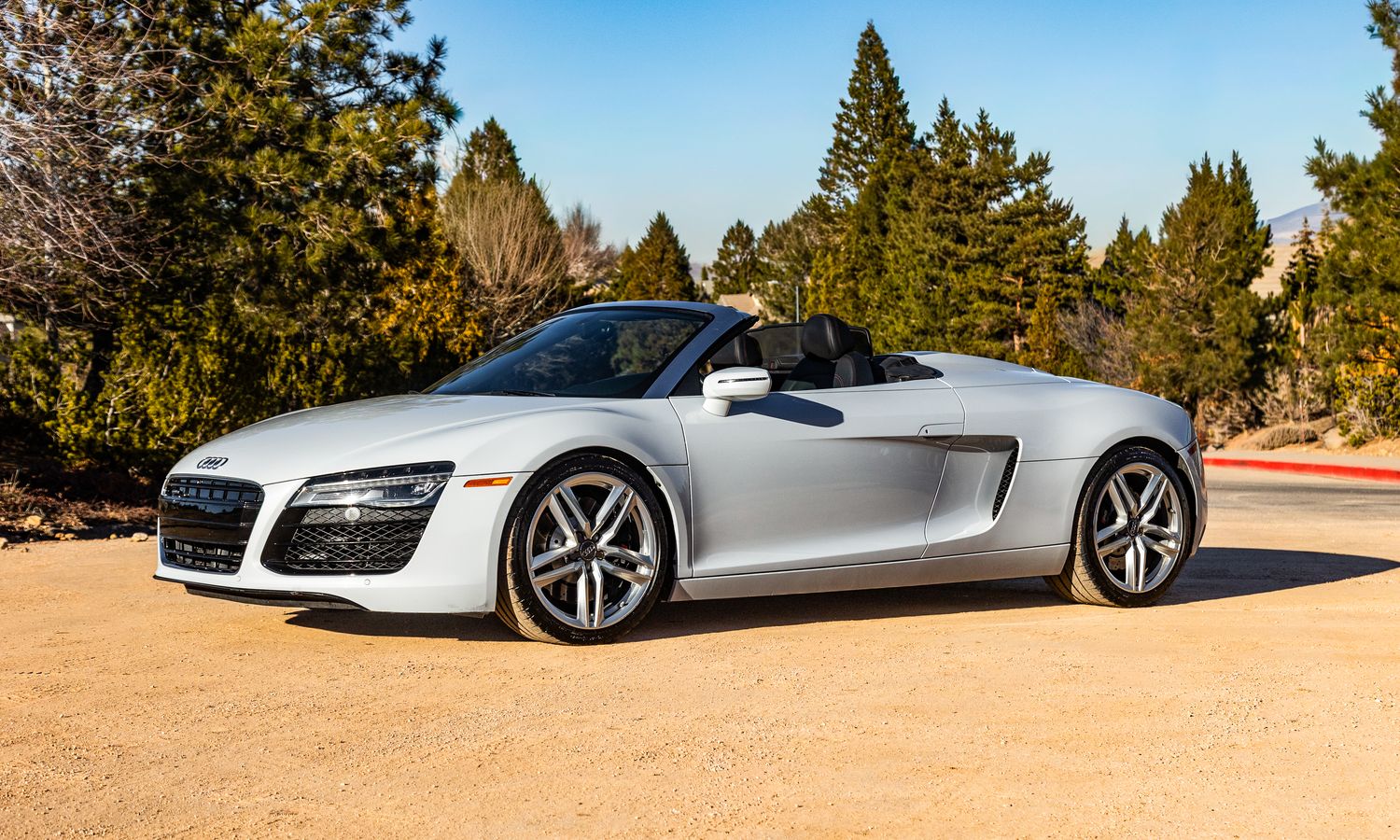 2015 Audi R8 Spyder Suzuka Gray Metallic Exterior