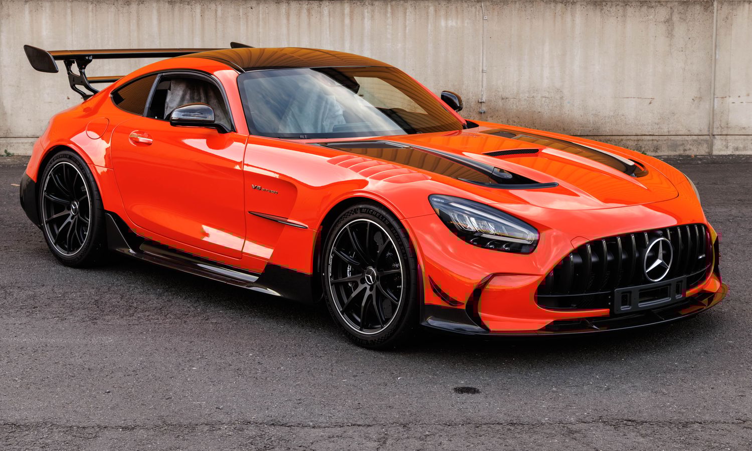 2021 Mercedes AMG GT Black Series Magma Beam Orange Exterior