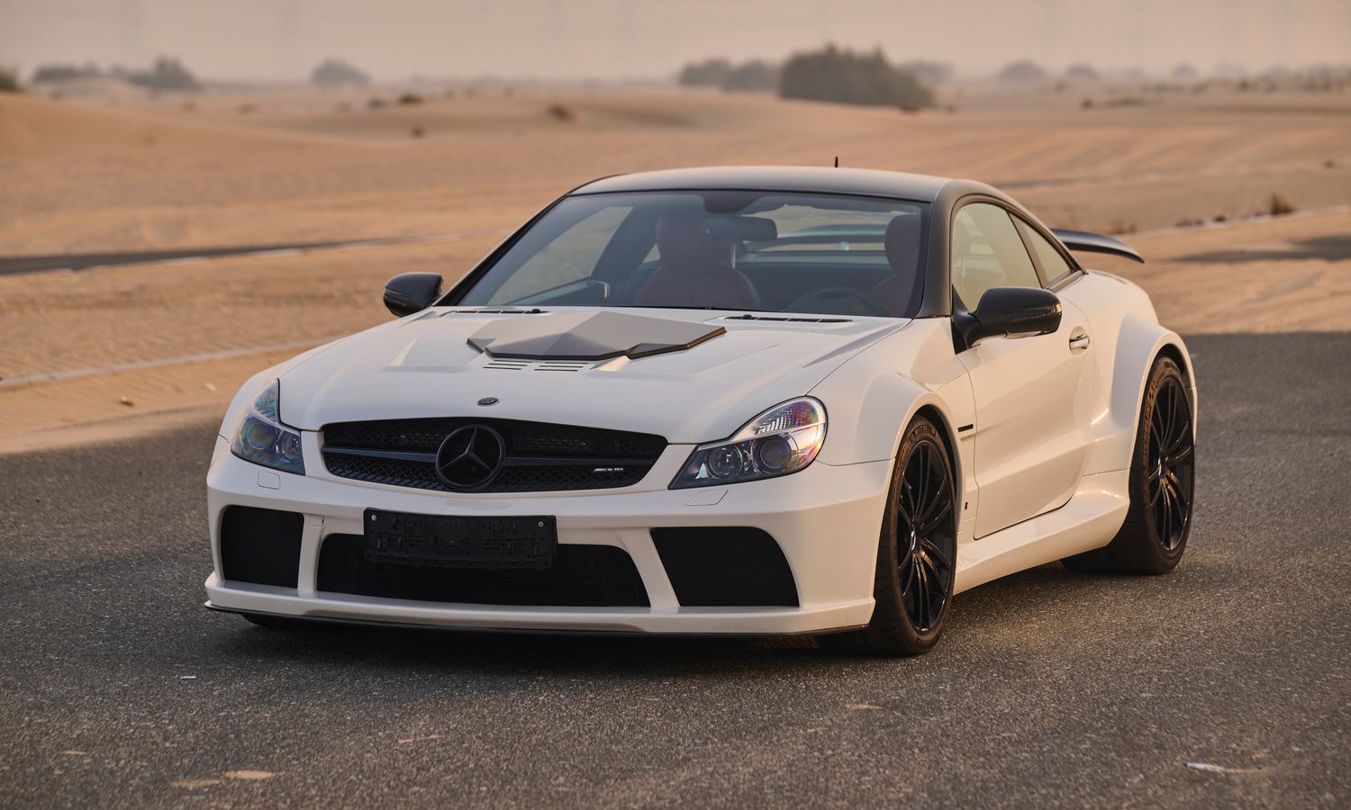 2009 Mercedes-Benz SL65 AMG Black Series Stealth by Brabus Diamond Metallic White Exterior