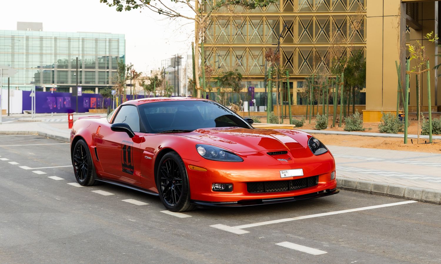 2011 Chevrolet  Corvette Z06 Carbon Edition Inferno Orange Metallic Exterior