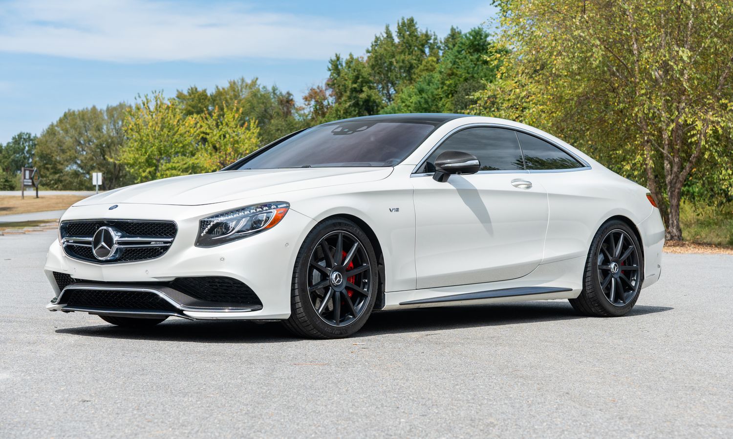 2016 Mercedes-Benz S65 Coupe  Designo Diamond White Metallic Exterior