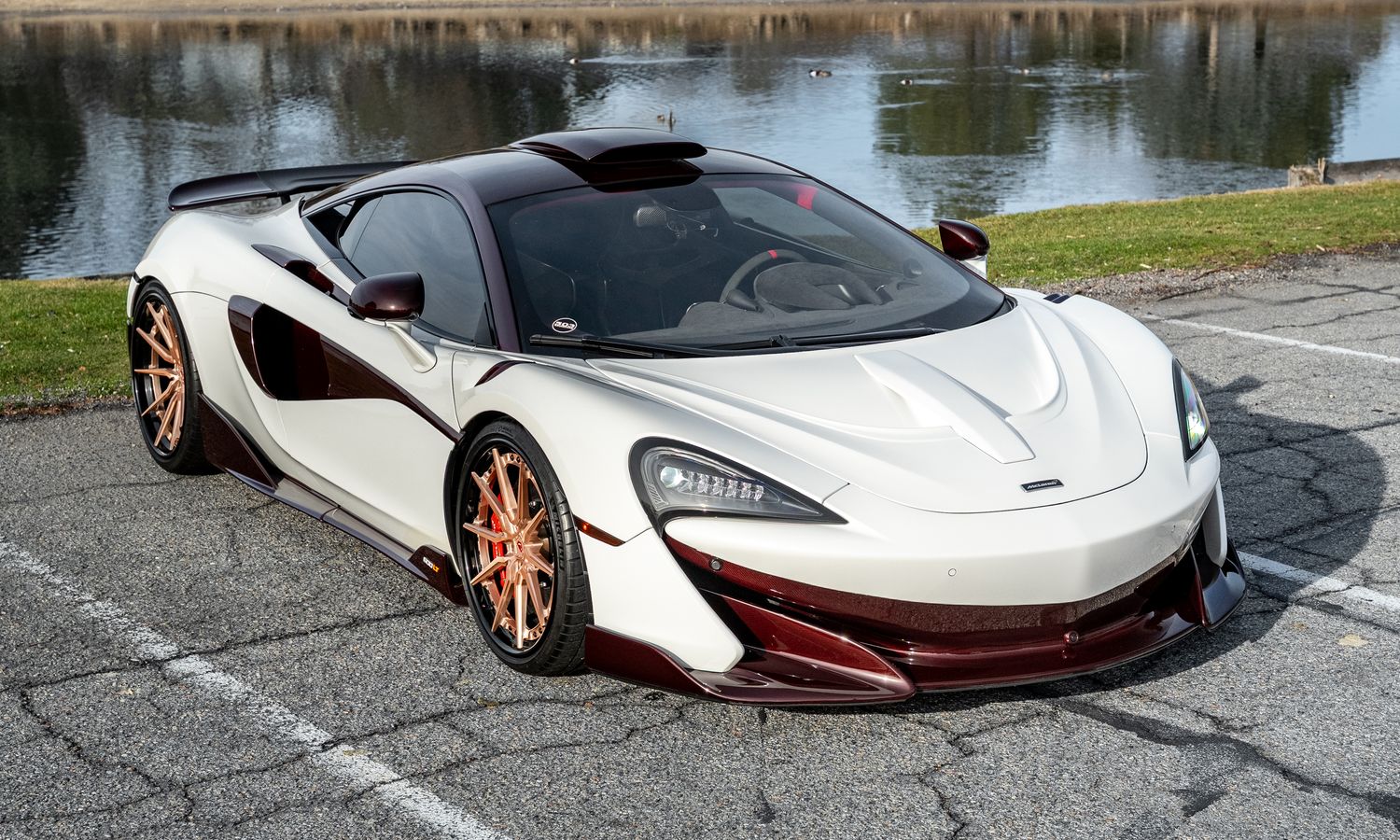 2019 McLaren 600LT Silica White Exterior