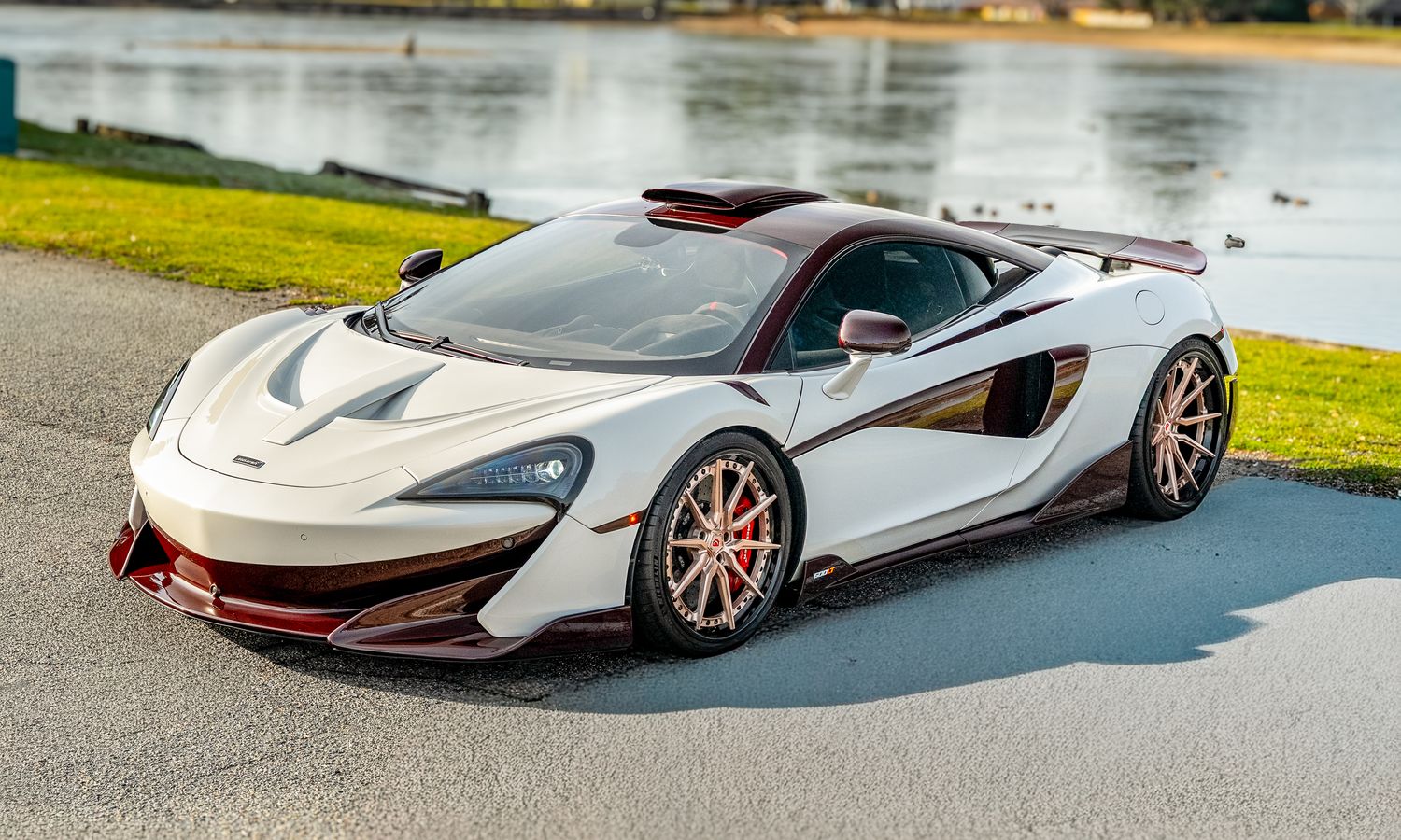 2019 McLaren 600LT Silica White Exterior