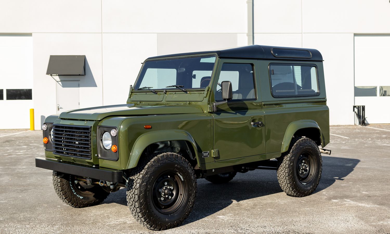 1995 Land Rover Defender 90 Hard Top 300Tdi "Brooklyn Coachworks" Black Olive & Black Exterior