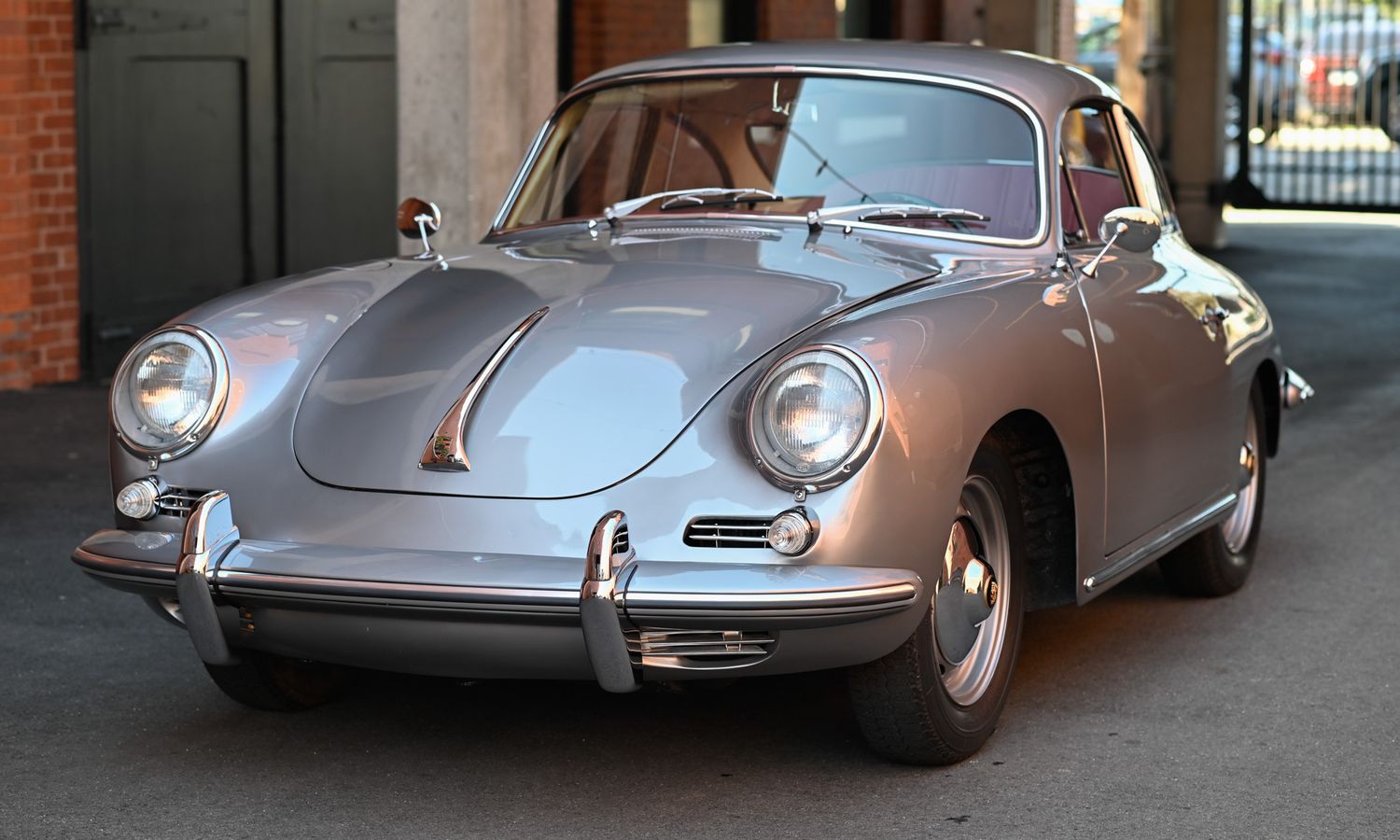 1963 Porsche 356B Coupe Silver Exterior