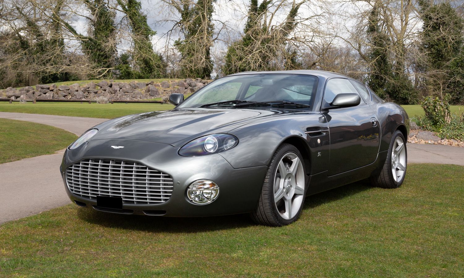 2002 Aston Martin DB7 Zagato Mercury Grey Exterior