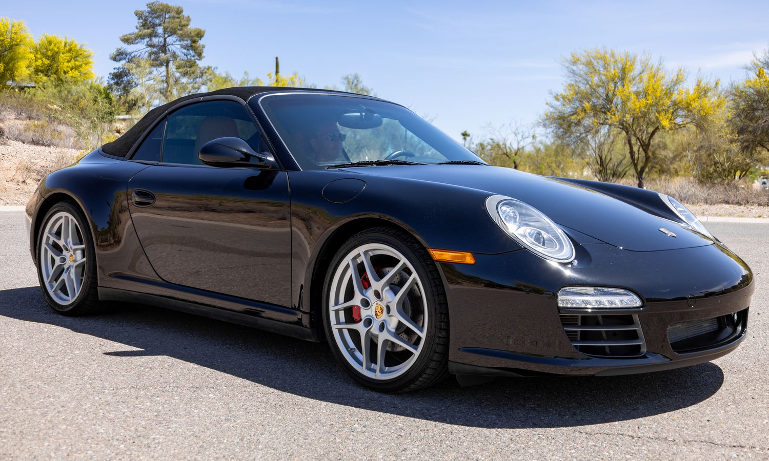 20112 Porsche  911 Carrera 4S Cabriolet Black Exterior