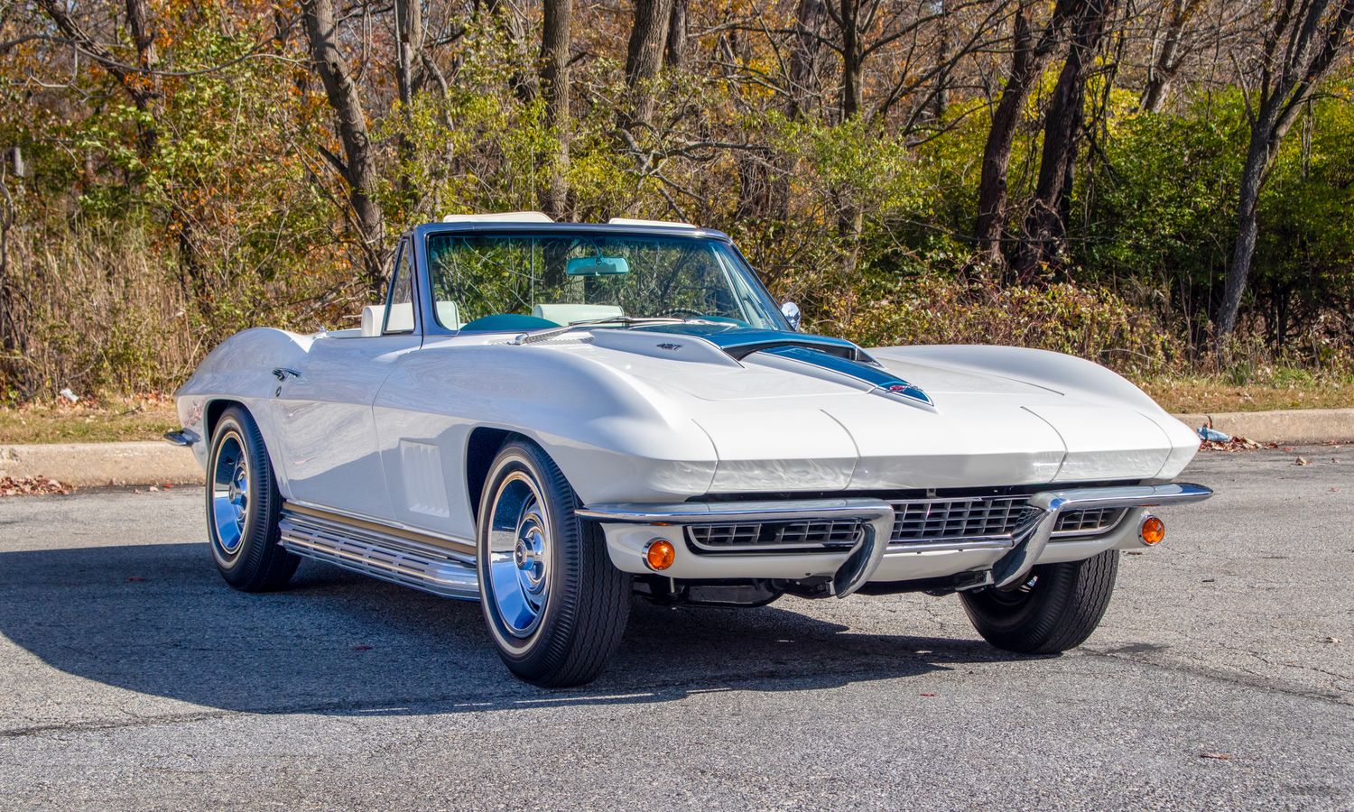 1967 Chevrolet Corvette L71 Convertible Ermine White Exterior