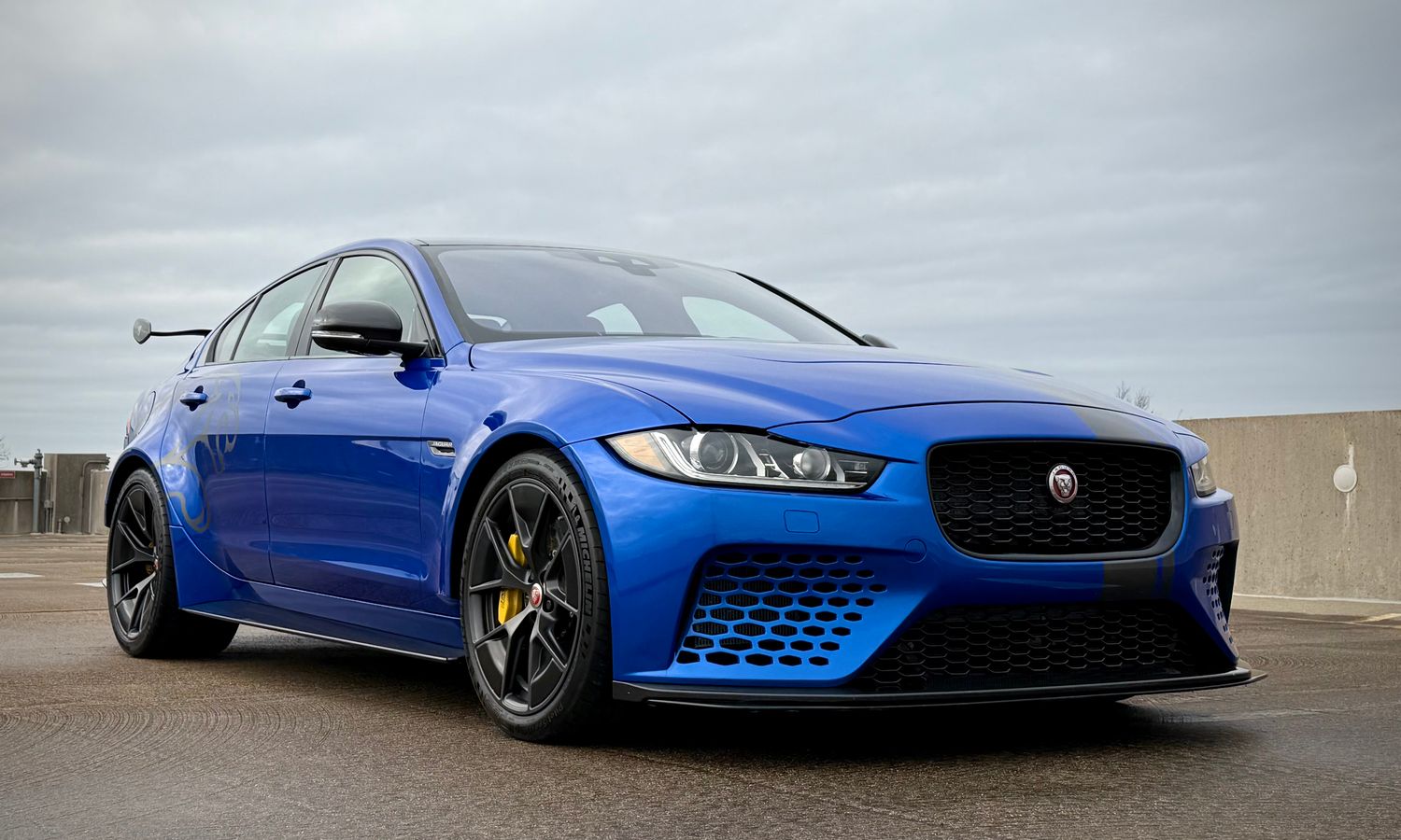 2019 Jaguar XE SV Project 8 SVO Velocity Blue Exterior