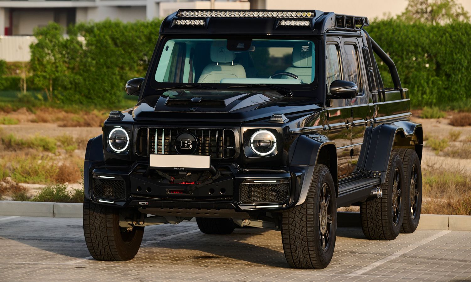 2023 Mercedes-Benz G63 Brabus 900 XLP Adventure 6x6 Obsidian Black with Tiffany Blue highlights Exterior