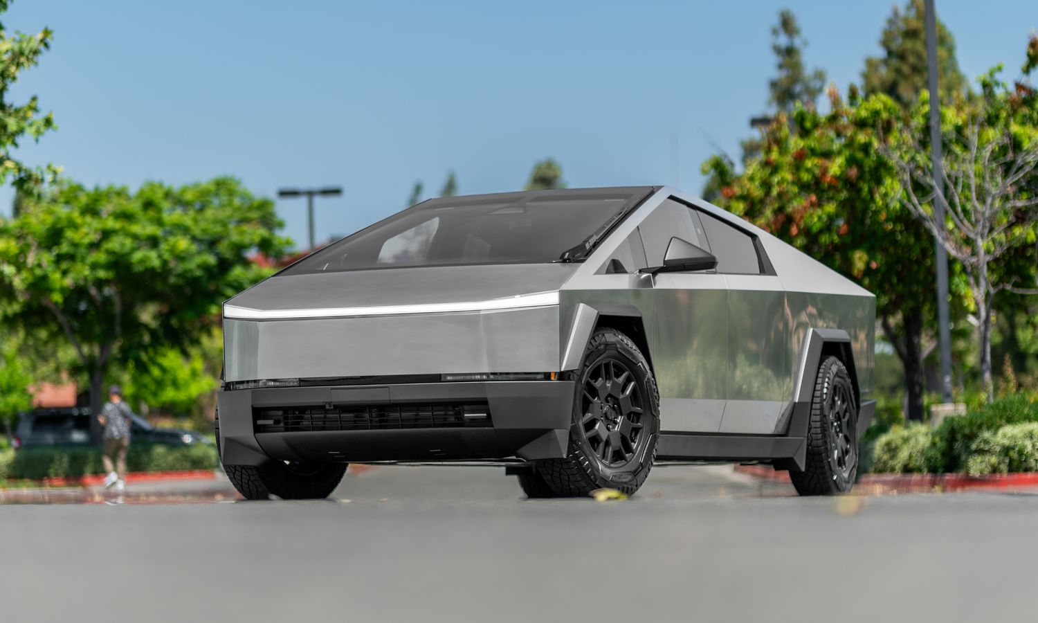 2024 Tesla Cybertruck Stainless-Steel Exoskelton Exterior