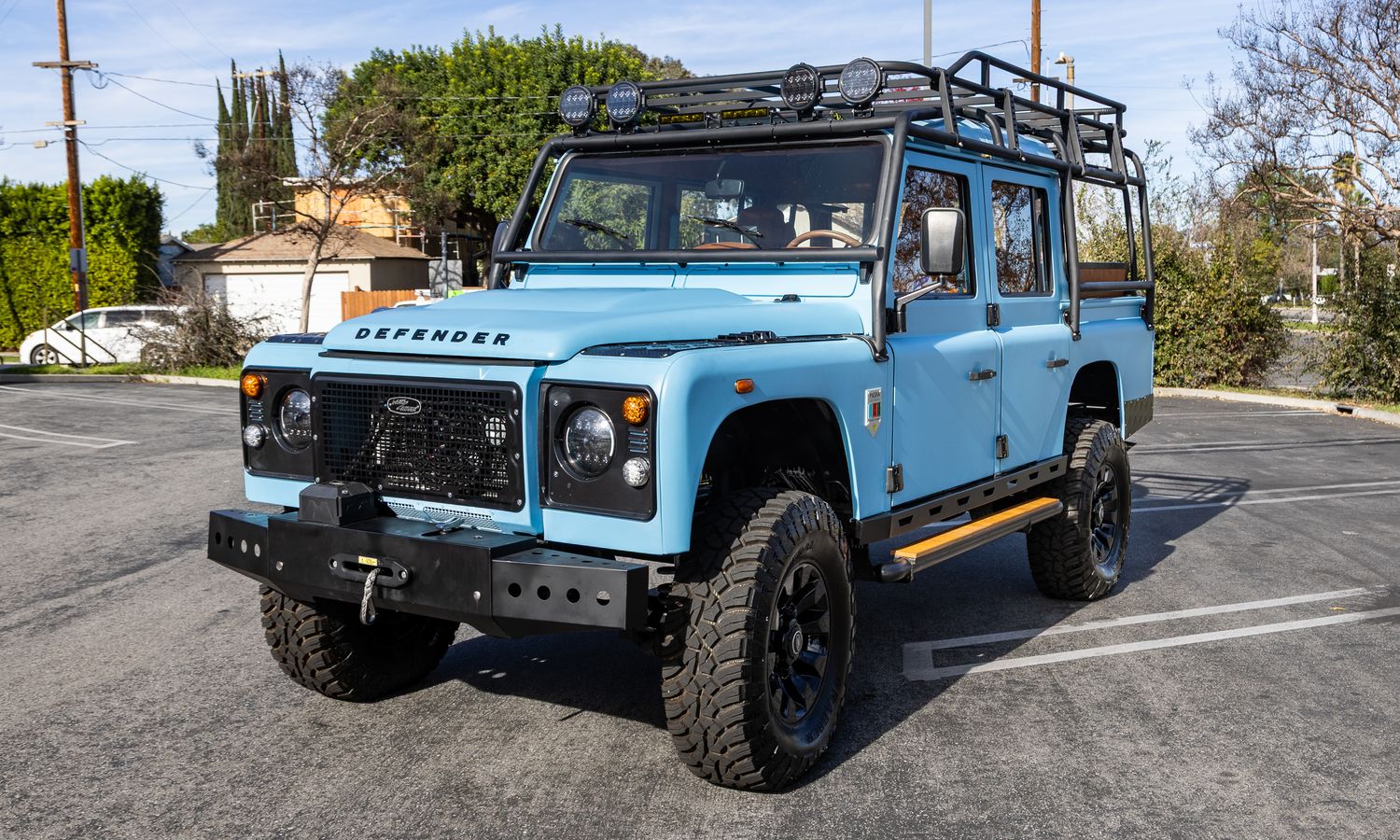 1993 Land Rover Defender 110 Xazar Blue Exterior