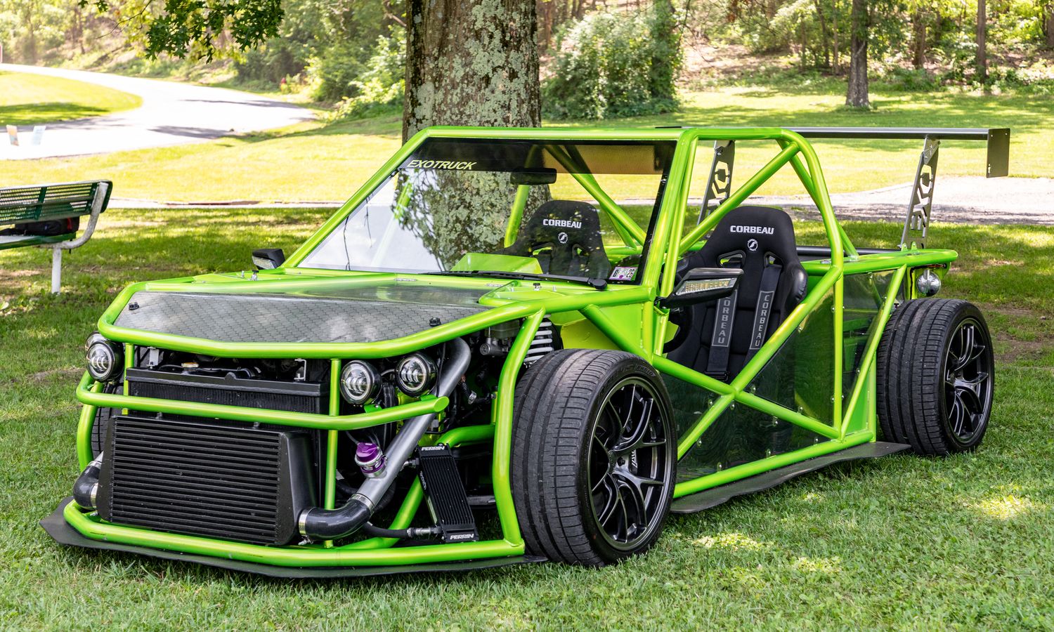2021 Exotruck  GR Illusion Shocker Green powder coat Exterior