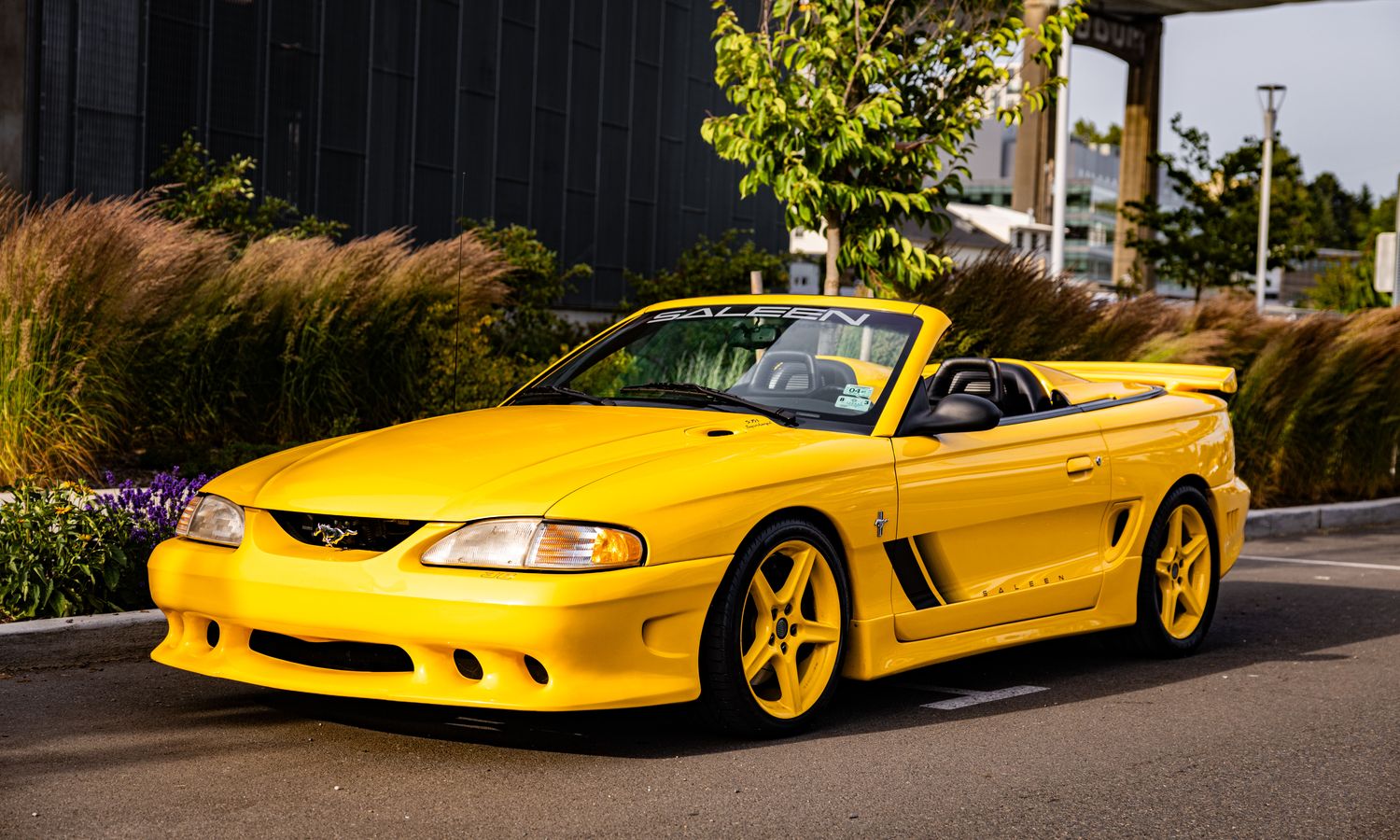 1995 Saleen Mustang S351 Supercharged Convertible  #30 Canary Yellow Exterior