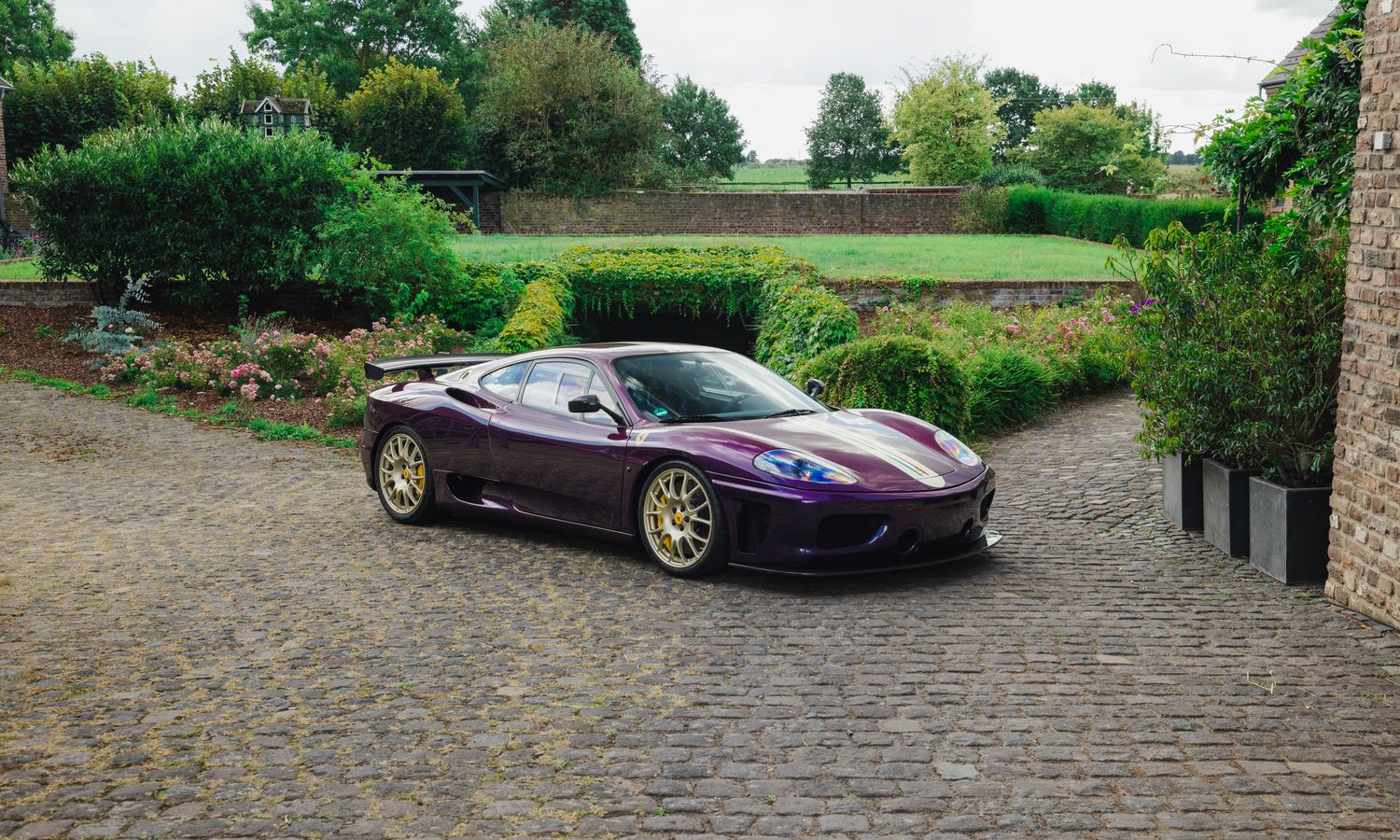 2001 Ferrari 360 N-GT Viola Hong Kong with Oro Chiaro accents Exterior