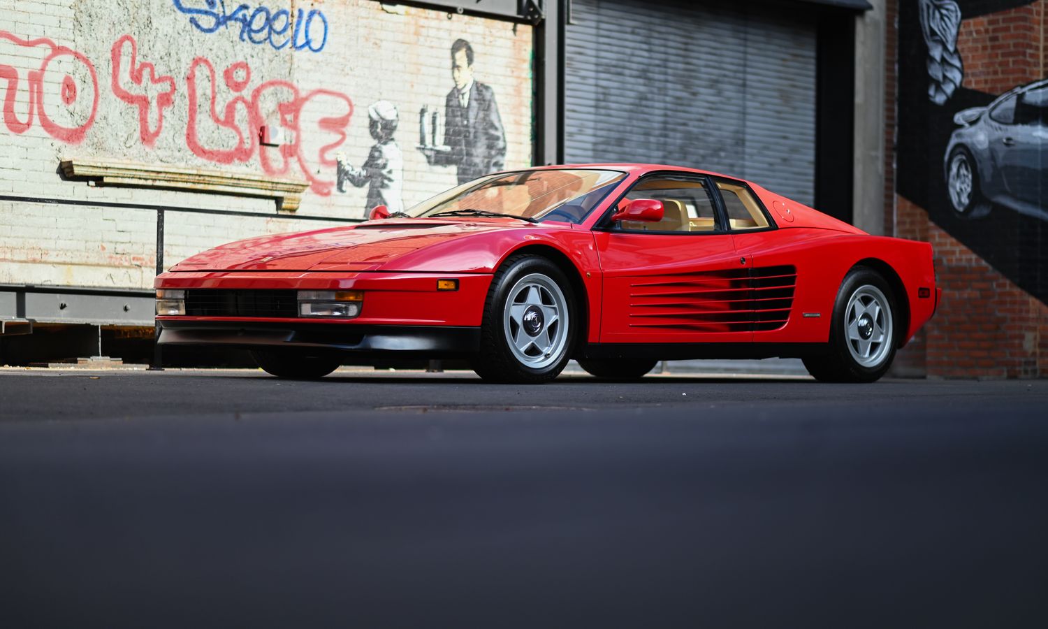 1987 Ferrari Testarossa Monodado Rosso Corsa Exterior