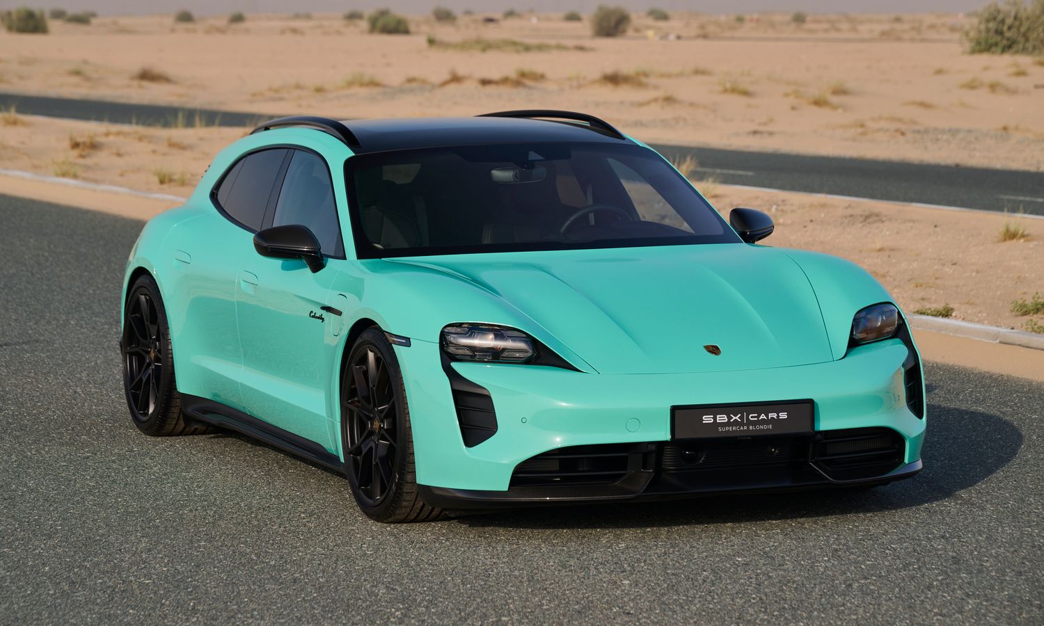 2023 Porsche  Taycan GTS Sport Turismo  Mint Green Exterior